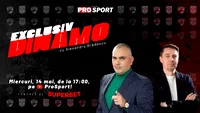 “EXCLUSIV DINAMO”, de la ora 17.00, în ziua în care clubul împlinește 77 de ani. Vin primele transferuri și vorbim despre jucătorul care lua cartonașe la comandă!