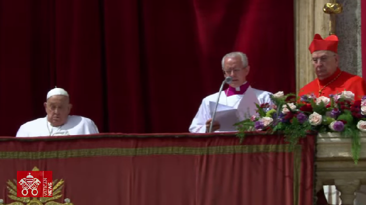 Ultima apariție a lui Papa Francisc. Sursă: Youtube Vatican - News English
