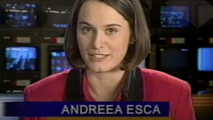 Cum arăta Andreea Esca pe 1 decembrie 1995, la prima emisie Pro TV. Ce gafă a comis prezentatoarea chiar în final