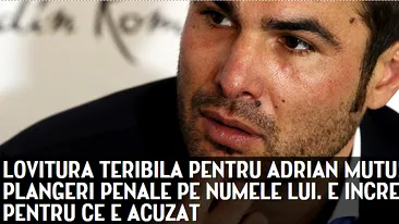 Probleme mari pentru Adrian Mutu! 3 plangeri penale pe numele sau! De ce e acuzat