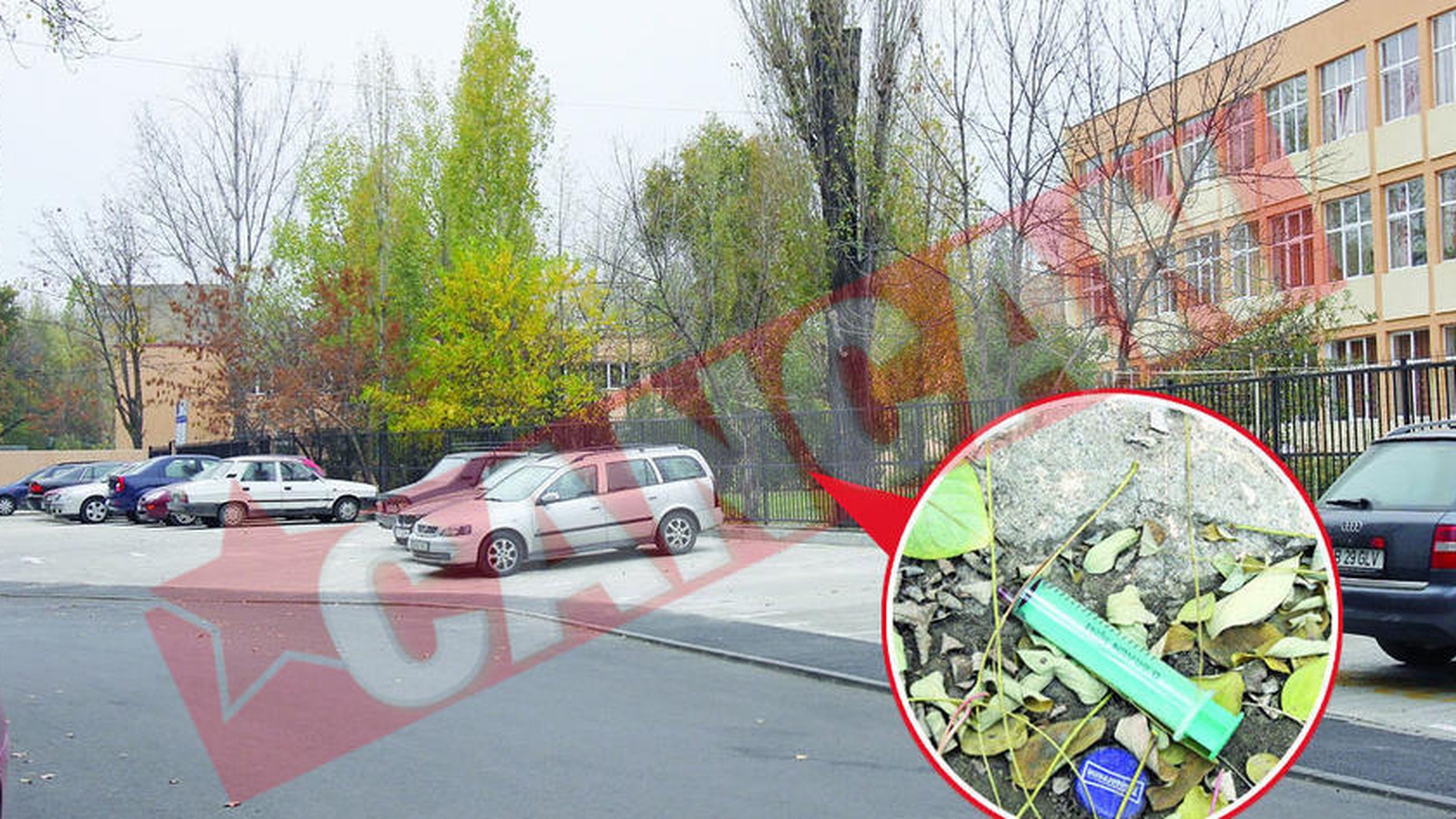 Elevii unei scoli bucurestene, vecini cu toxicomanii