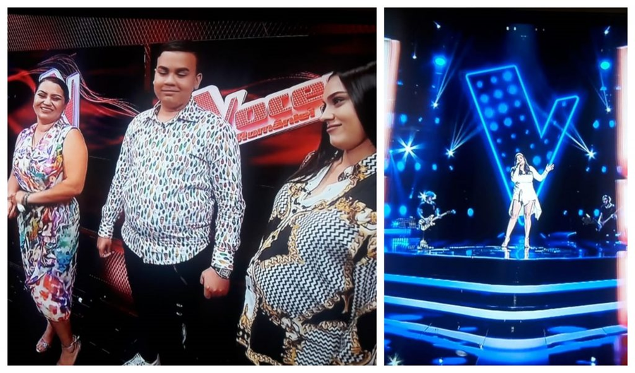 Carmen Minune era însărcinată în luna a opta când sora ei, Adriana Simionescu, a fost la audițiile pe nevăzute de la “Vocea României” © Pro TV