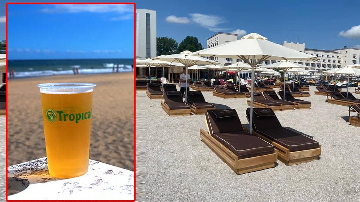 Nu e banc! Câți lei costă o bere pe "plaja milionarilor" din Mamaia! Dar o apă plată sau un suc