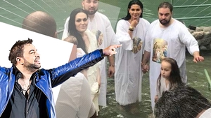 Florin Salam s-a botezat în Iordan!