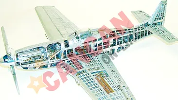 A facut o macheta de avion in 6.000 de ore