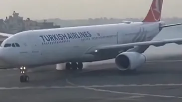 Un avion cu 277 de oameni la bord a luat foc la aterizare. Ce s-a întâmplat cu pasagerii