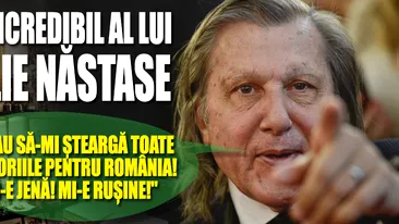 Vreau sa-mi stearga toate victoriile pentru Romania! Mi-e jena! Mi-e rusine! Anunt INCREDIBIL al lui Ilie Nastase