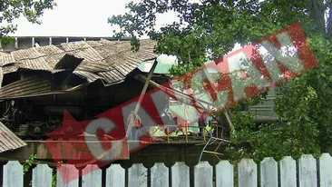 Au intrat cu locomotiva in poarta fabricii