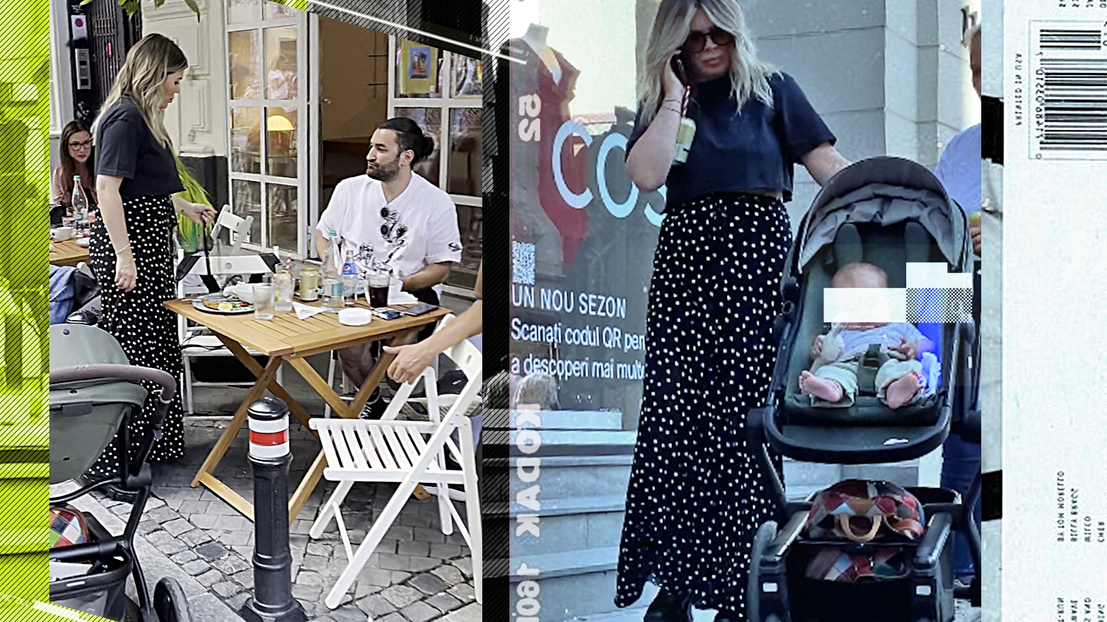 Smiley și Gina Pistol, prima apariție alături de micuța Josephine. Cum i-am surprins pe cei doi, pe Calea Victoriei