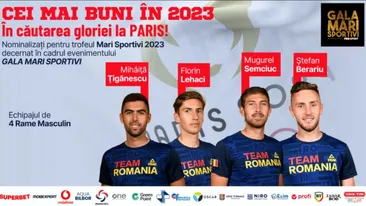 Gala Mari Sportivi ProSport 2023. Ei sunt cei patru canotori care pot aduce aurul pentru România la Jocurile Olimpice Paris 2024