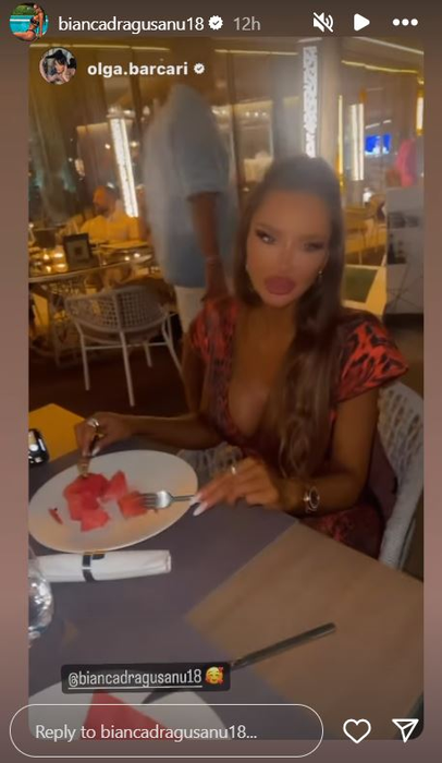 Bianca Drăgușanu a ieșit în oraș, seara trecută / sursă: Instagram