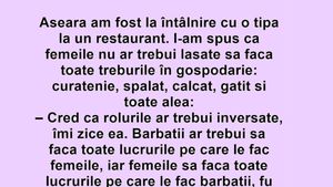 BANC | Aseară am fost la întâlnire cu o tipă, la un restaurant