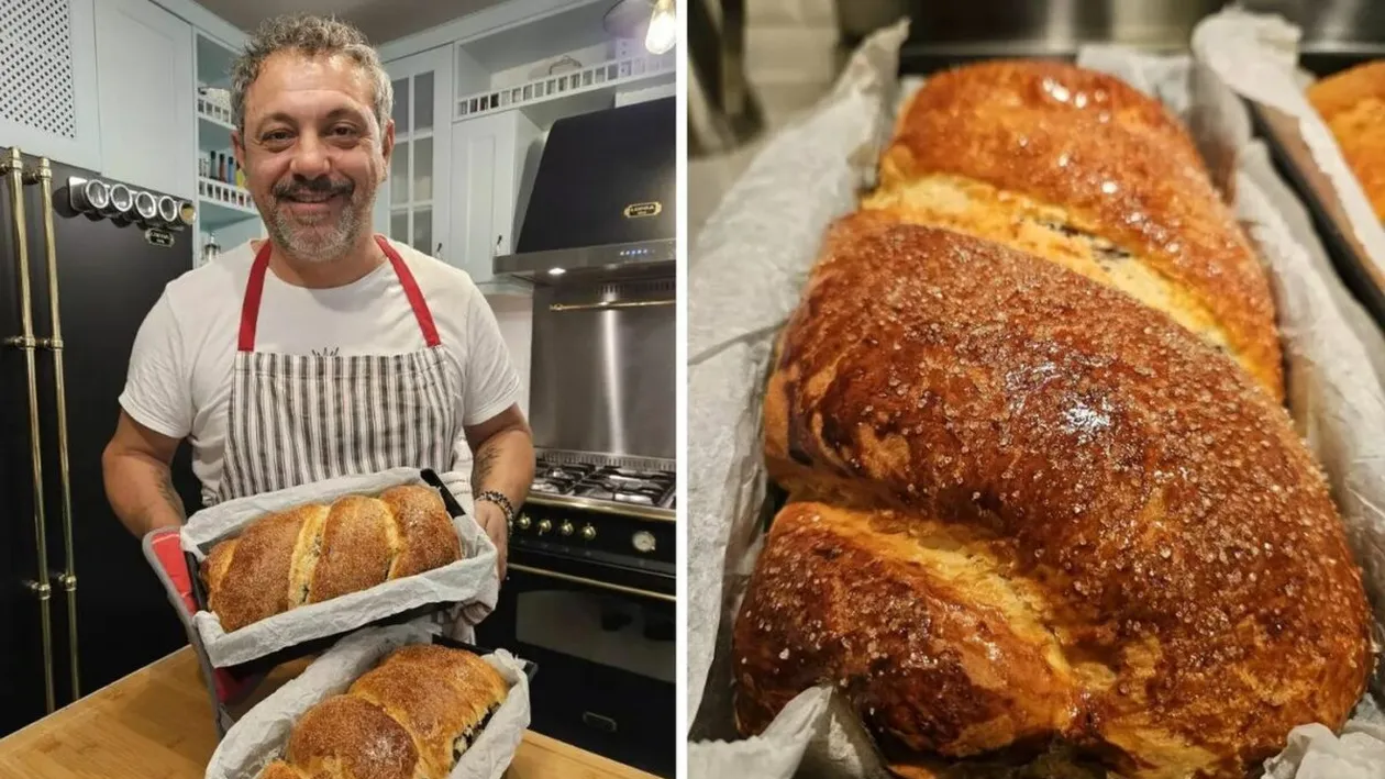 Cum faci cozonac de Paște după rețeta lui Sorin Bontea. Va fi pufos și gustos!