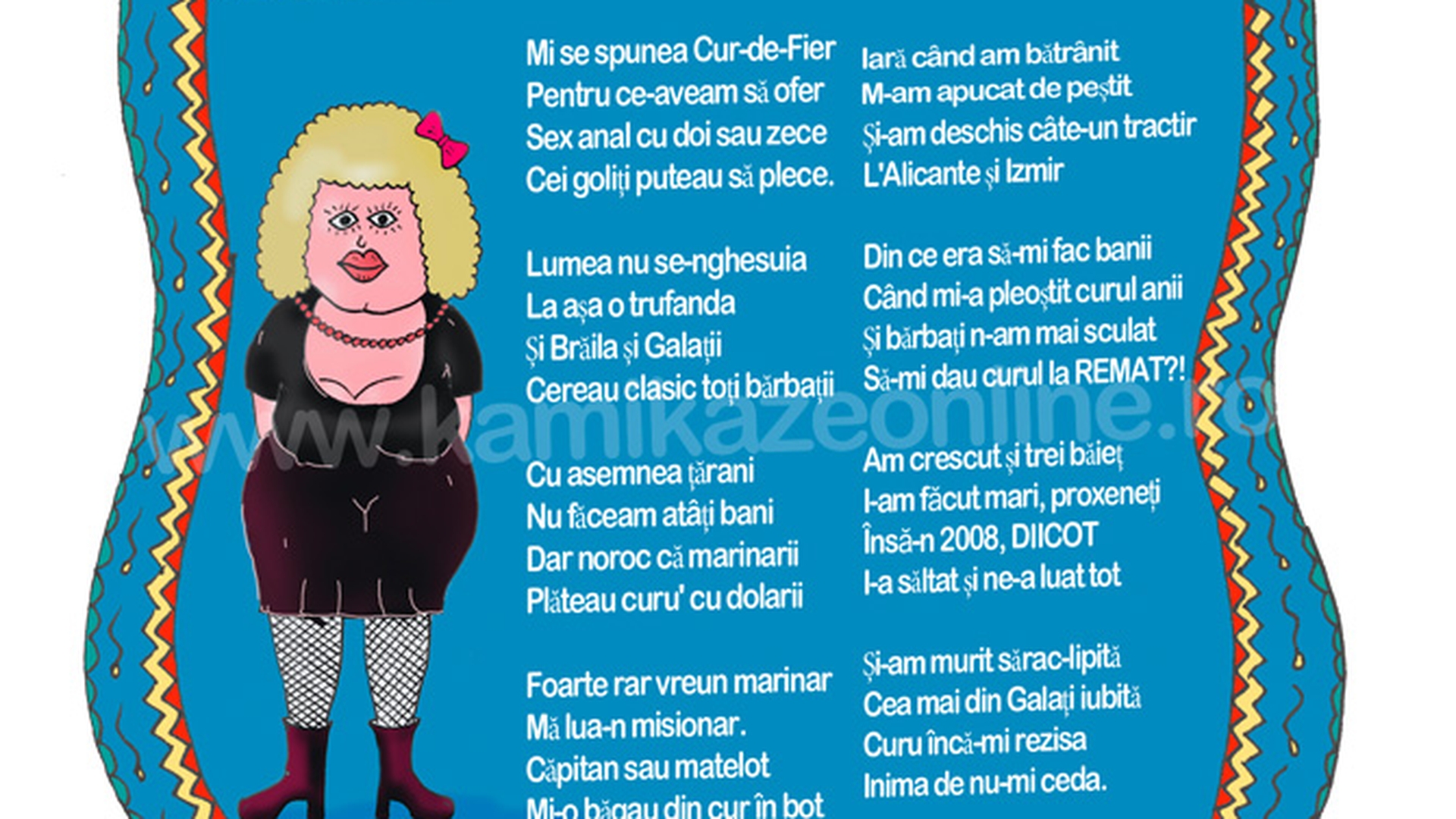 Mesajul demential de pe crucea "Marianei Cur de Fier"! "Curu' inca-mi rezista, inima de nu-mi ceda!" - Atentie, mesaje interzise pudicilor!