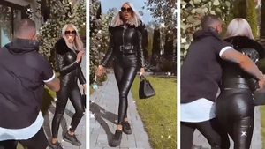 Bianca Drăgușanu, luată pe sus de Alex Bodi în timp ce își promova o ținută sexy și provocatoare. Ce “i-a reproșat” iubitul bătăuș | VIDEO