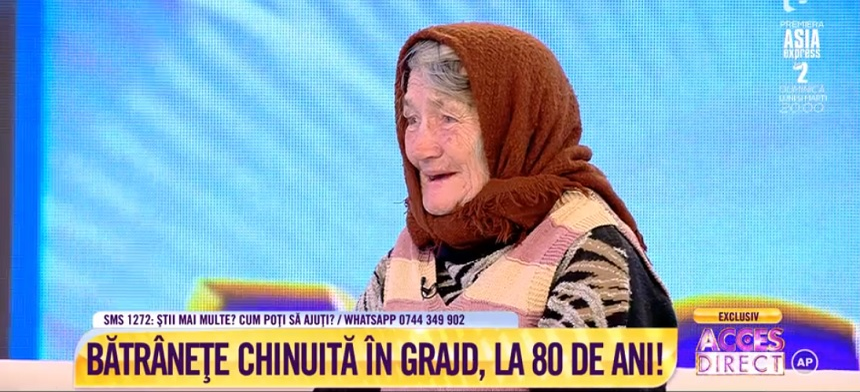 Gigi Becali, impresionat de drama bunicii Maria! Ce îi cumpără femeii care doarme într-un grajd după ce i-a ars casa