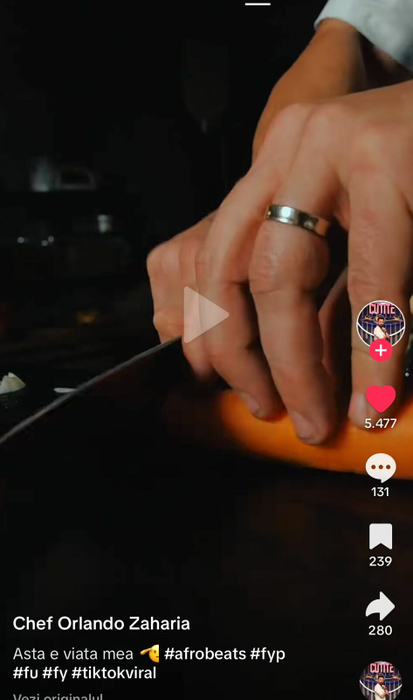 Chef Orlando Zaharia, desființat pe TikTok! Imaginile cu juratul de la Antena 1 s-au viralizat rapid: ”Ce facem cu unghiile la un asemenea bucătar?!”
