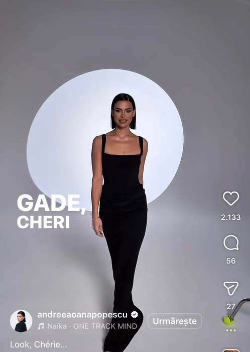 Andreea Popescu postează mesaje pentru Dan Alexa- sursa- social media