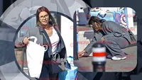 Andreea Popescu, demonstrație supremă de forță: multe pungi, un telefon și... acţiune! Fosta dansatoare a Deliei, hărnicuță ca o furnicuță