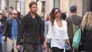 Mădălina Ghenea si Gerard Butler au luat la misto paparazzii! Uite cum au reacţionat când s-au văzut fotografiaţi