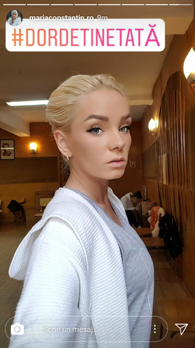 Maria Constantin, mesajul postat pentru tatăl mort pe Instagram