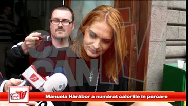 Manuela Harabor a numarat caloriile in parcare