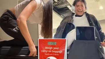 Pentru a nu plăti bagajul de cală, Adriana s-a urcat în avion îmbrăcată cu toate hainele pe care le avea. Cum au reacționat angajații liniei aeriene când au văzut-o