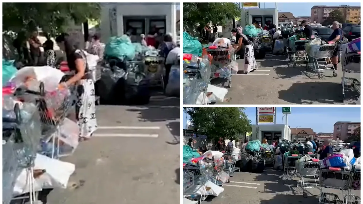 Din ce mai fac bani românii? Cozi kilometrice la reciclare. Câţi lei costă o sticlă