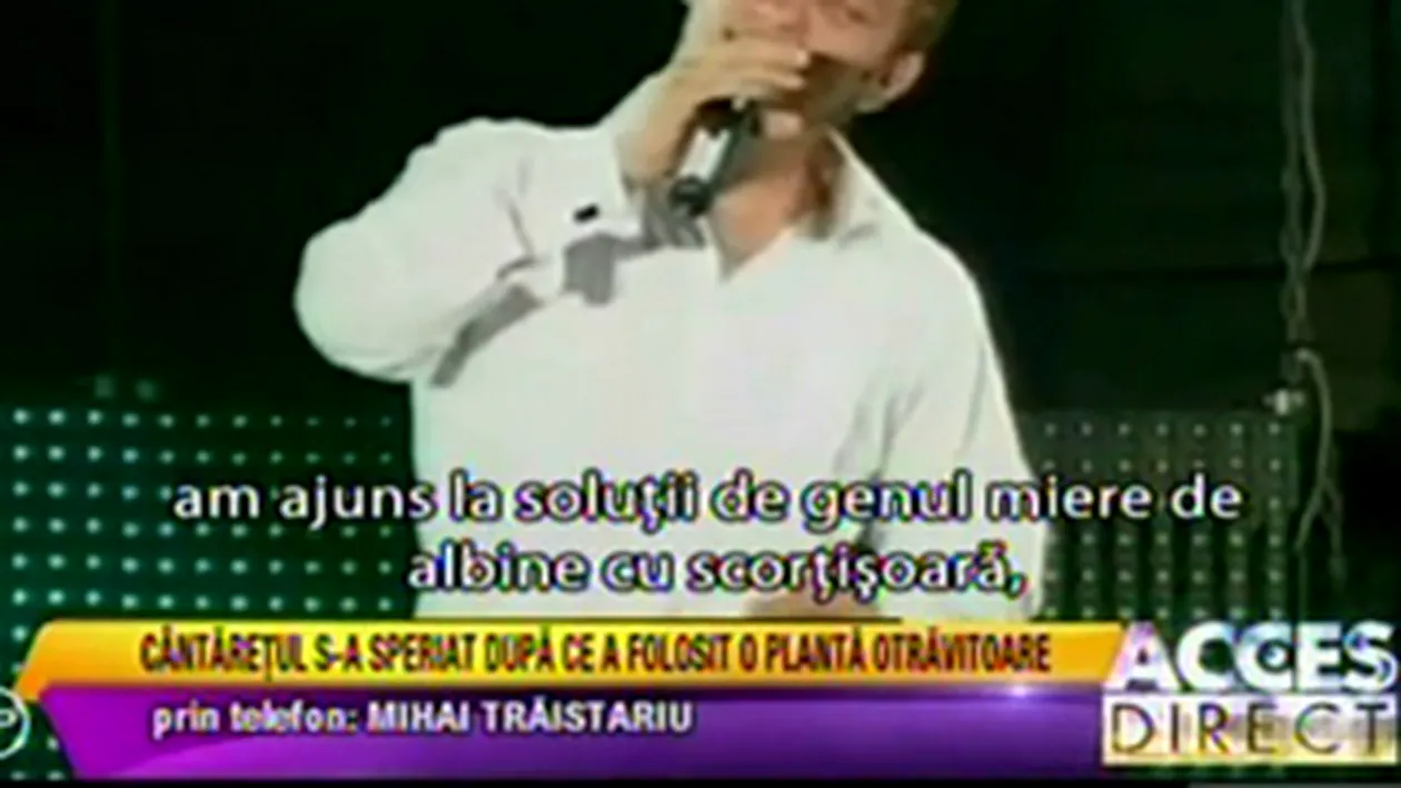 VIDEO Mihai Traistariu, la un pas de moarte! Vezi ce a patit artistul!