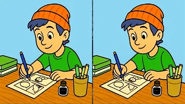 TEST IQ | 3 diferențe în maximum 17 secunde: Le puteți găsi?