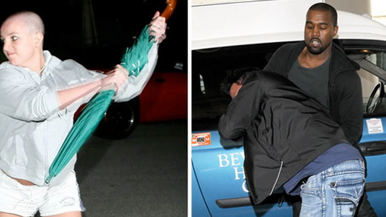 Si-o cauta cu lumanarea! Fotograful batut de Kanye West, acelasi agresat si de Britney Spears. Cantareata a dat in el cu o umbrela