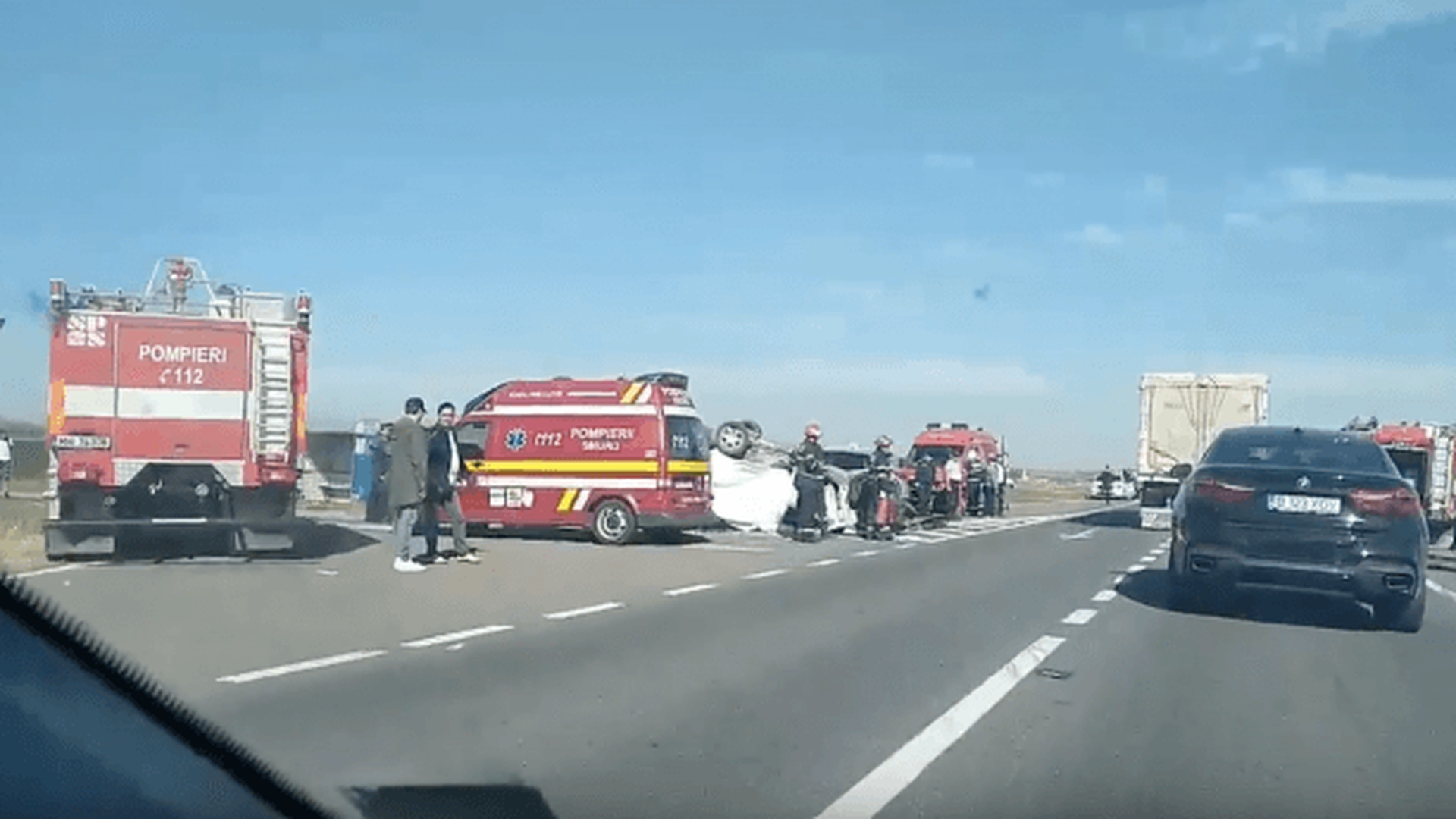 Accident cumplit la Mogoșoaia,  în această dimineață! O persoană a murit