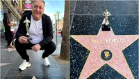 Cât costă dacă vrei să ai stea cu numele tău pe Walk of Fame? Vali Vijelie a spart gheaţa