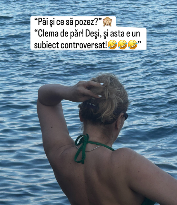 Andreea Esca, surprinsă în costum de baie la 53 de ani! Ce i-a cerut soțului înainte să o fotografieze