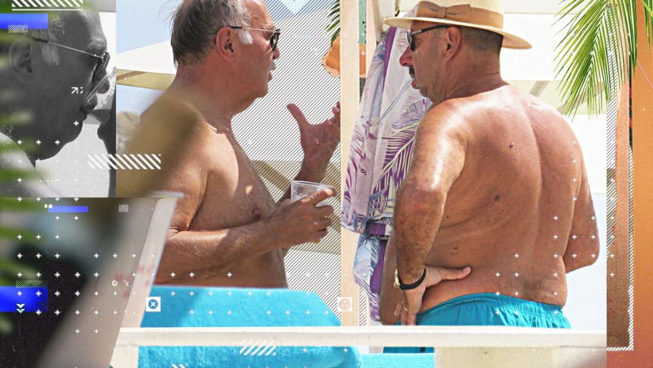 “Regele construcțiilor” și “Tăticul Mc Donald’s” au savurat o bere la pahar de plastic, sub umbrelă și...