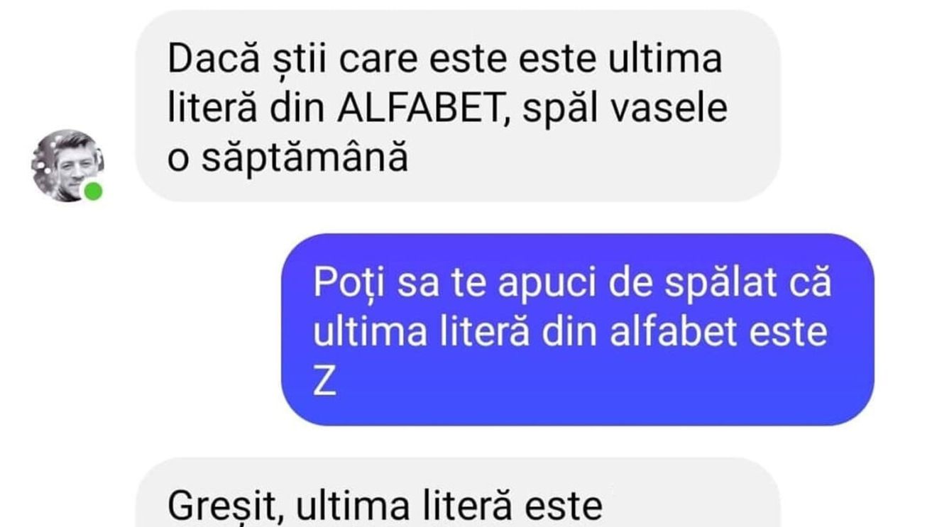 BANC | Care e ultima literă din alfabet, de fapt