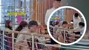 Andreea Bostănică, la masă cu un tânăr misterios. Detaliile care nu se văd în live-urile divei