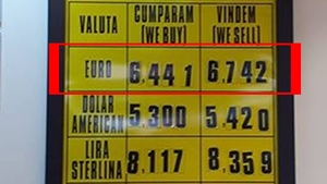 1 euro = 6.74 lei. Cursul valutar care a șocat toată România //UPDATE: Poziția Kaufland România