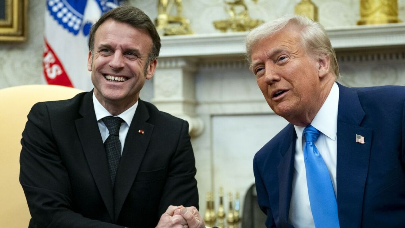 De ce l-a întrerupt Emmanuel Macron pe Donald Trump: "Ca să înțelegeți ..."