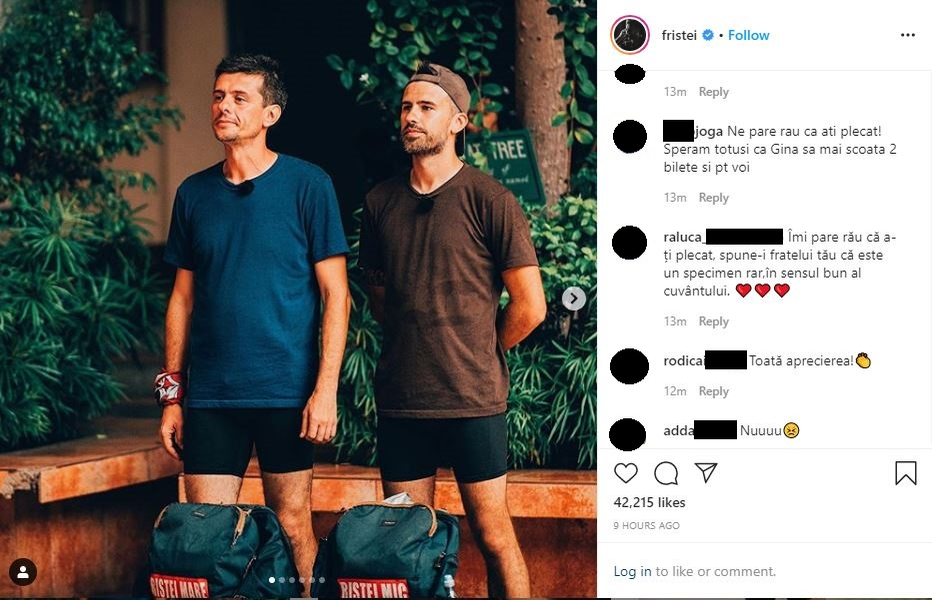 Frații Ristei, eliminați de la Asia Express: “Atmosfera era ca la înmormântare. A noastră!”. Mesajul impresionant publicat de Florin Ristei despre emisiunea de la Antena 1