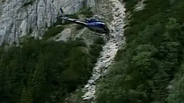 Vezi aici primele imagini filmate in locul unde s-a prabusit elicopterul!