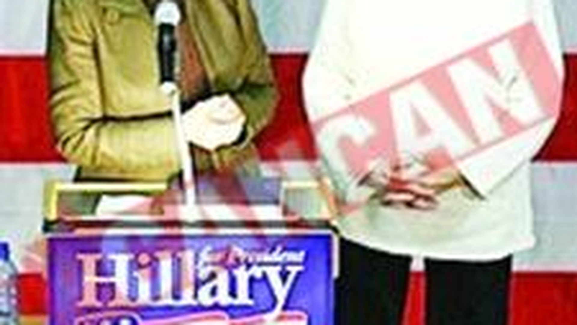 Hillary, In campanie cu mama de 88 de ani