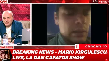 Mario Iorgulescu, dezvăluiri uluitoare în direct la Capatos Show: ”Eu sunt nebun! Nu sunt apt de pușcărie”