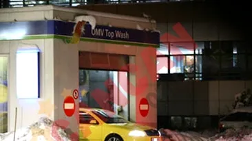 Bordeianu se joaca cu focul! Fumeaza in benzinarie