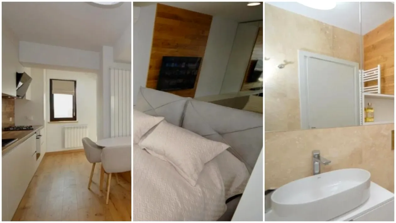 Cum arată garsoniera care se închiriază cu 800 de euro pe lună, în București. Are doar 40 de metri pătrați