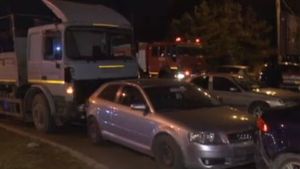 Autorul carambolului de luni din Capitală este un jandarm beat! A fost deschis dosar penal