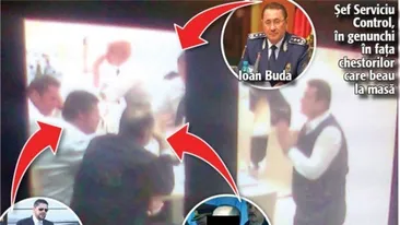 Comisarul care a îngenuncheat în faţa superiorilor, eliberat din funcţie. Ministrul de Interne a făcut anunţul