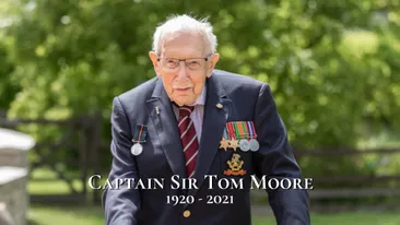 Marea Britanie este la pământ! A murit Sir Tom Moore. Recent, se infectase cu Covid-19