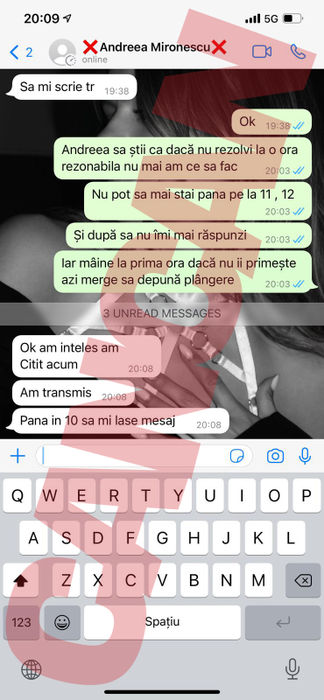 Fotomodelul Andreea Mironescu, amenințat cu plângeri dacă nu plătește