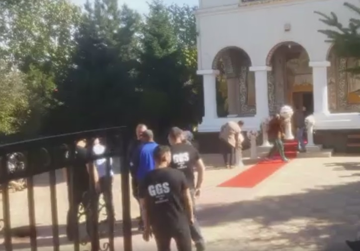 Imagini LIVE de la nunta lui Adrian Mutu cu Sandra